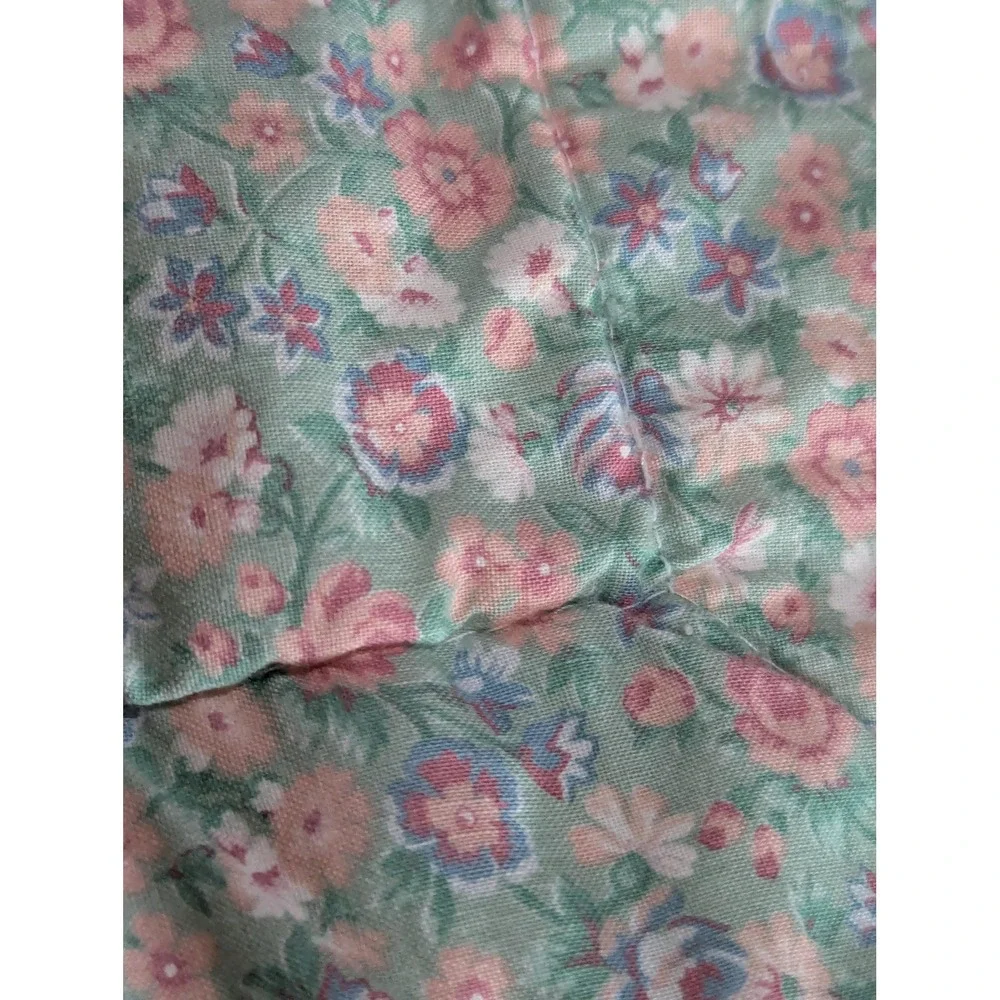 Vintage Handmade Rose Appliqué Quilt – 86